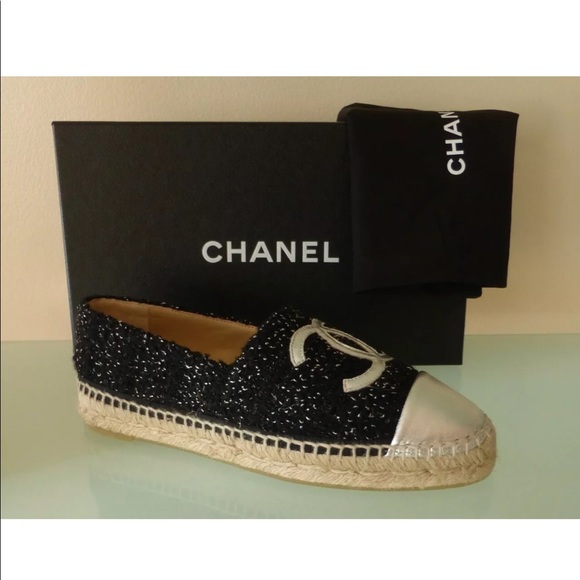 chanel espadrilles double sole